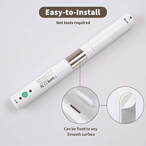 Under Cabinet Lights,Wireless Led Closet Light Rechargeable Motion Sensor Light 42 LED Bulbs Magnetic Stick-on Night Light Bar for Stairway, Wardrobe, Kitchen, Hallway 2 Pack