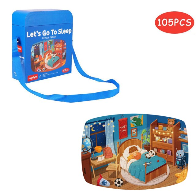 Picture Irregular Baby Bear Jigsaw Puzzle Funny Cute Family Puzzles For Kids 3 Years 8 Yr Old Boy Educational Toys Child Gift