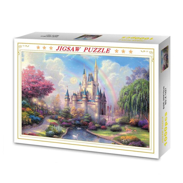 Puzzles For Adults 1000 Pieces Assembling Picture Landscape Animal Large Jigsaw Puzzle Kids Learning Educational Games Toys Gift