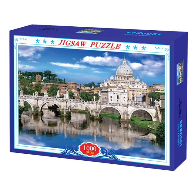 Puzzles For Adults 1000 Pieces Assembling Picture Landscape Animal Large Jigsaw Puzzle Kids Learning Educational Games Toys Gift