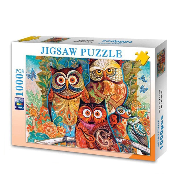 Puzzles For Adults 1000 Pieces Assembling Picture Landscape Animal Large Jigsaw Puzzle Kids Learning Educational Games Toys Gift