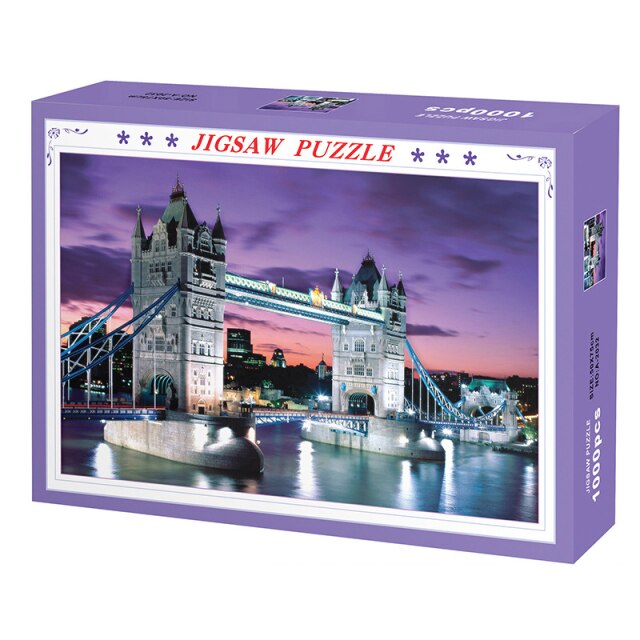 Puzzles For Adults 1000 Pieces Assembling Picture Landscape Animal Large Jigsaw Puzzle Kids Learning Educational Games Toys Gift