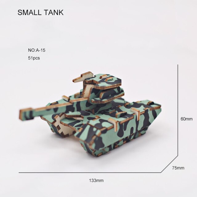 Diy 3d Wooden Puzzle Animal Wood Dinosaur Plane Car Dragon Tank House Chicken Puzzles Kids Toys For Children Birthday Gift