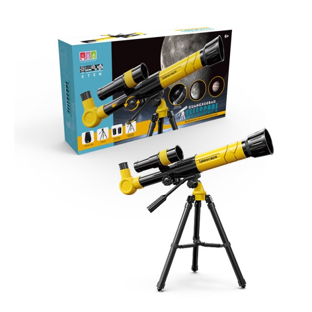 Toy Astronomical Telescope For Children Astronomy Kids Space Zoom Educational Toys Monocular Outdoor Travel Birthday Gifts