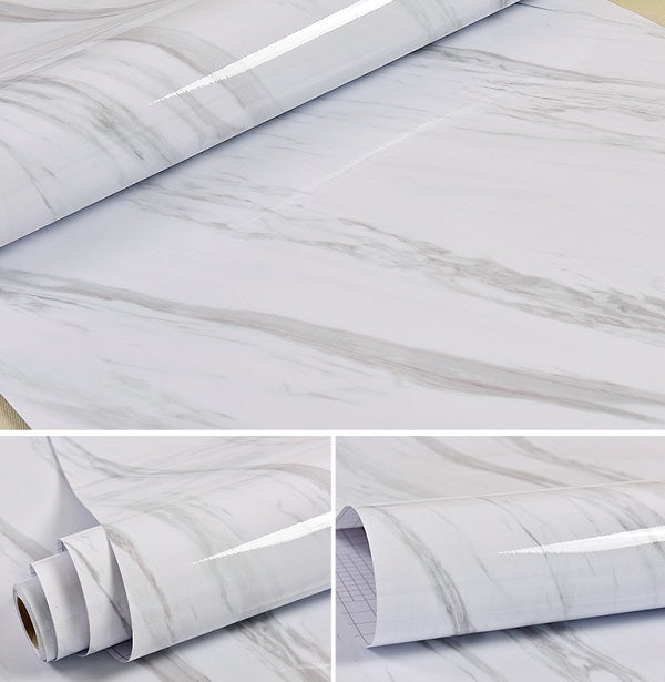 Marble Contact Paper Self Adhesive wall sticker table desk Kitchen