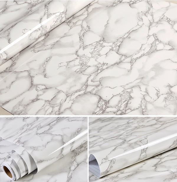 Marble Contact Paper Self Adhesive wall sticker table desk Kitchen