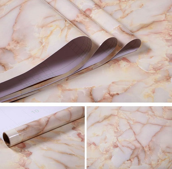 Marble Contact Paper Self Adhesive wall sticker table desk Kitchen