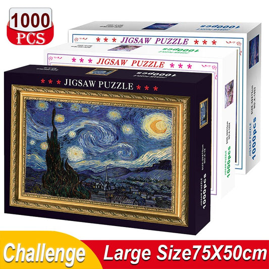 Puzzles For Adults 1000 Pieces Assembling Picture Landscape Animal Large Jigsaw Puzzle Kids Learning Educational Games Toys Gift